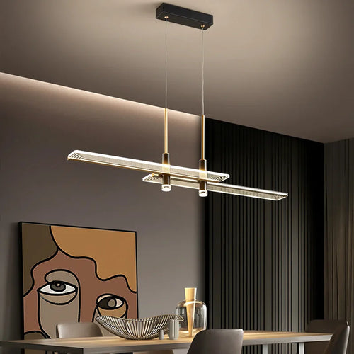 lustre et suspension led design créatif postmoderne minimaliste - vue 5 sur 10