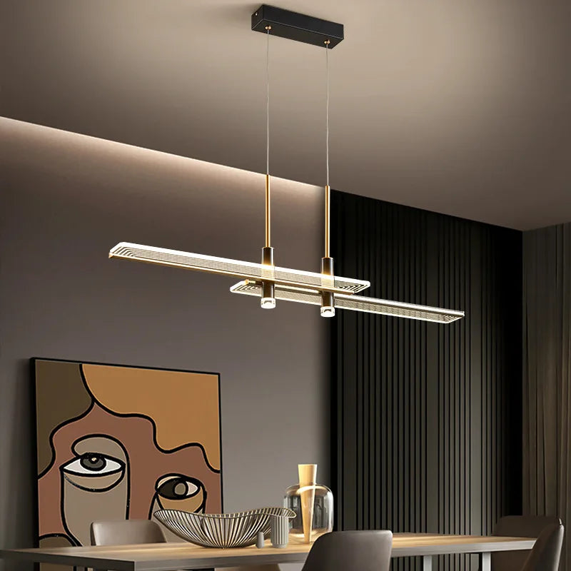lustre et suspension led design créatif postmoderne minimaliste - vue 4 sur 10