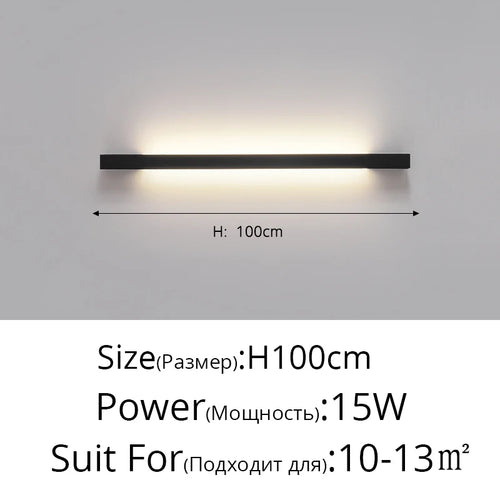 Applique murale à bande LED minimaliste moderne - vue 11 sur 16