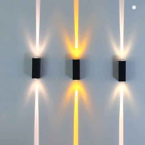 applique murale led extérieure moderne étanche en aluminium - vue 6 sur 15