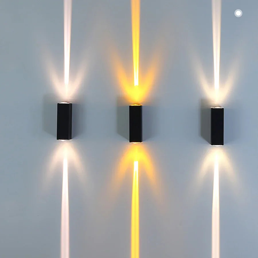 applique murale led extérieure moderne étanche en aluminium - vue 5 sur 15