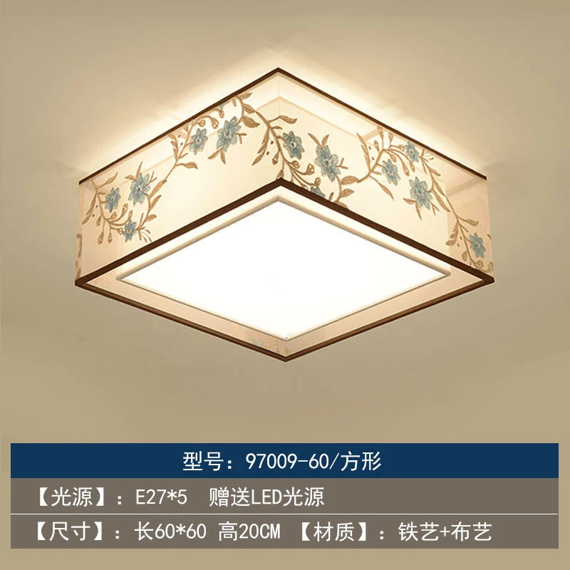 lustre chinois rétro pour un éclairage élégant et chaleureux - vue 9 sur 17