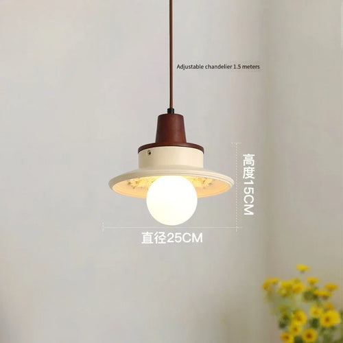lustre créatif antique en résine pour décoration rétro - vue 10 sur 14