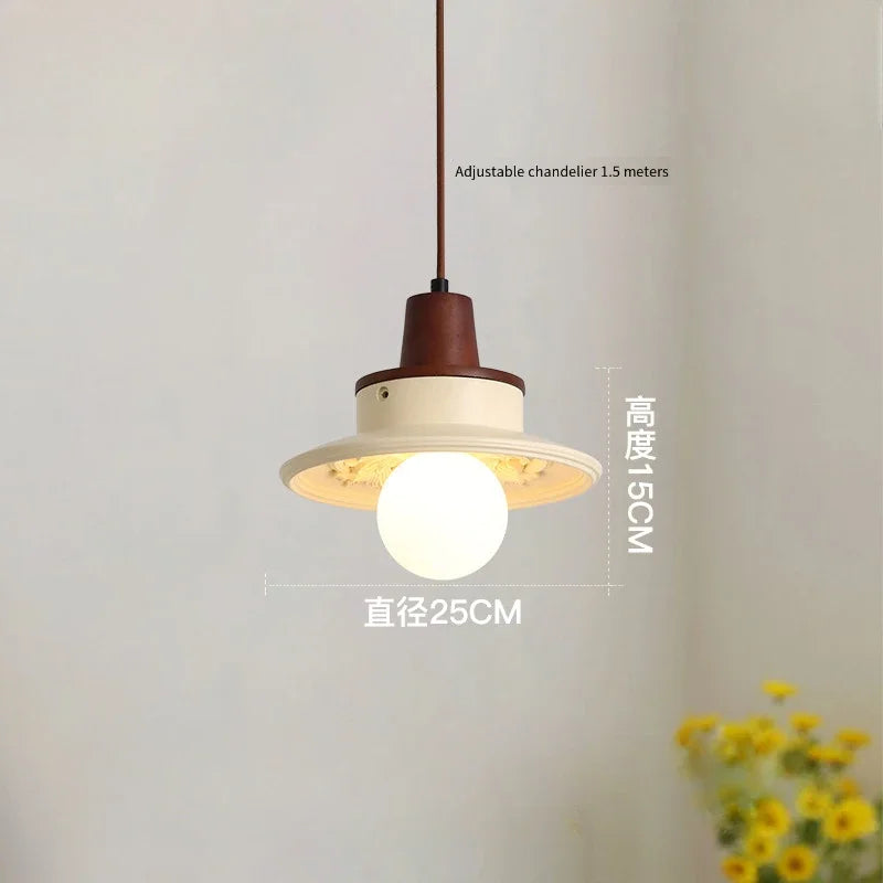 lustre créatif antique en résine pour décoration rétro - vue 9 sur 14