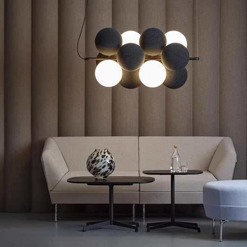 lustre moderne et créatif en led pour cuisine et intérieur - vue 3 sur 12