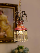 suspension en cristal français rétro pour ambiance luxueuse