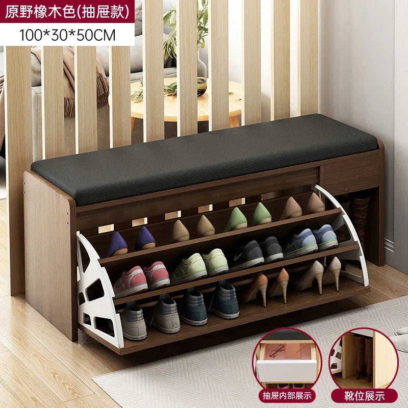 armoires à chaussures modernes de rangement vertical design japonais - vue 16 sur 21
