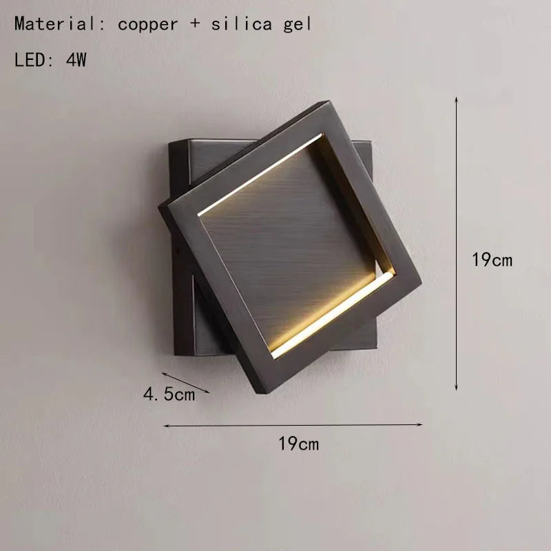 applique murale moderne en laiton modifiable pour décoration - vue 8 sur 8
