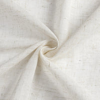 Voilage imitation lin sur mesure extra long salon