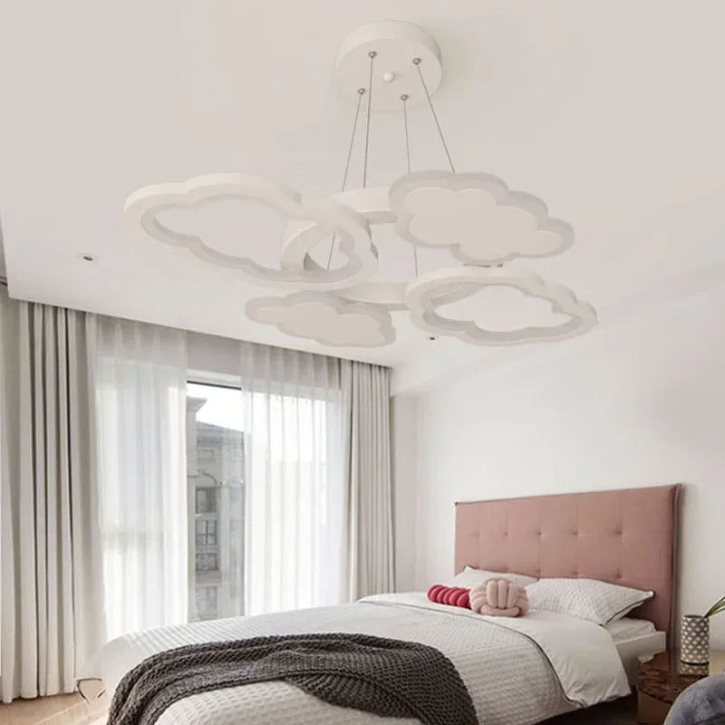 lustre led moderne créatif pour chambre enfant et salon intérieur - vue 4 sur 13