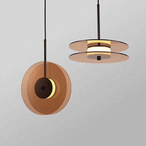 Suspension LED nordiques en verre créatif - vue 2 sur 12