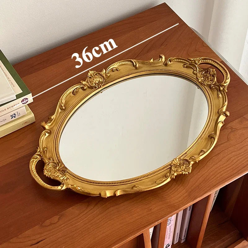 miroirs vintage décoratifs en verre pour bijoux et aromathérapie