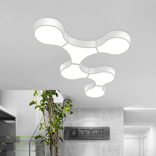 Plafonnier led moderne adn pour décoration intérieure loft café bar - vue 3 sur 24