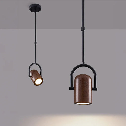 suspension LED nordique avec projecteur mural réglable - vue 3 sur 7
