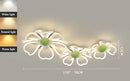 plafonnier floral à led pour chambre et salon