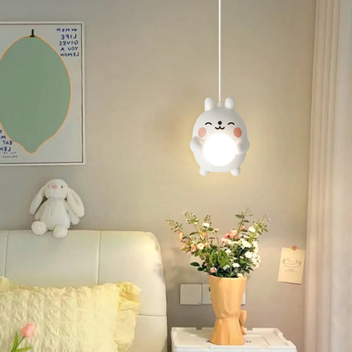 suspension dessin animé animal lapin ours pour enfants soins oculaires - vue 3 sur 7