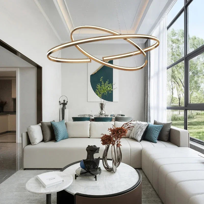 lampe led design moderne à suspendre pour intérieur - vue 4 sur 12