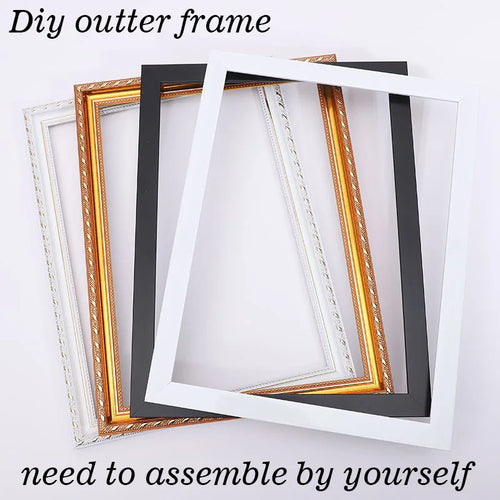 cadre personnalisé grand format style européen pour décoration murale - vue 4 sur 14