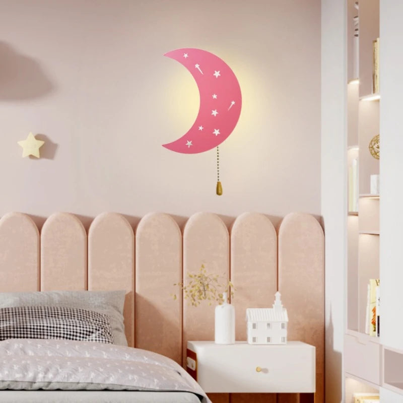 Lampe Murale de lune Rechargeable Mobile moderne pour Wandleuchte Applique Murale Wandlamp Kinkiet lumières - vue 6 sur 9
