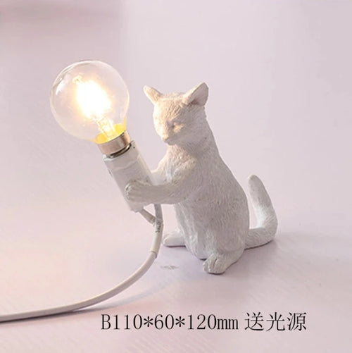 lampe de bureau décorative pour animaux en résine - vue 11 sur 14