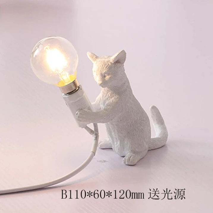 lampe de bureau décorative pour animaux en résine - vue 10 sur 14