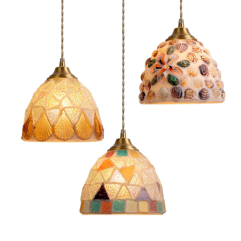 suspension créative en coquillage pour un éclairage unique - vue 5 sur 10