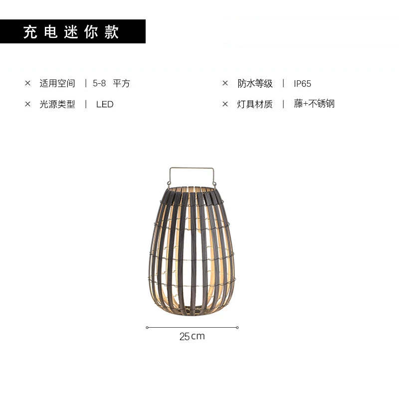 lampadaire solaire décoratif pour jardin et extérieur - vue 12 sur 13