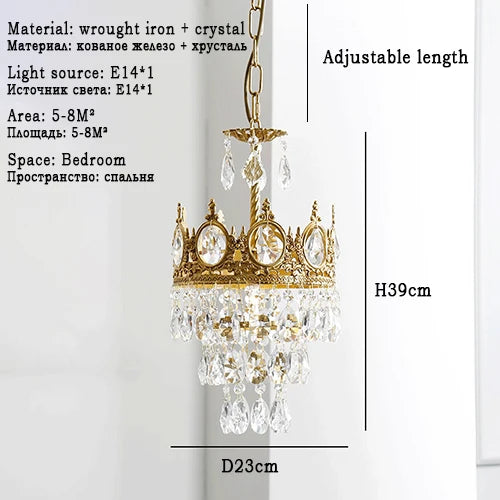 lustre en cristal pour un éclairage élégant et raffiné - vue 13 sur 14
