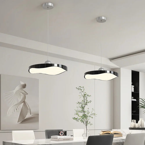 plafonnier led suspendu moderne pour intérieur tendance 2023 - vue 3 sur 11