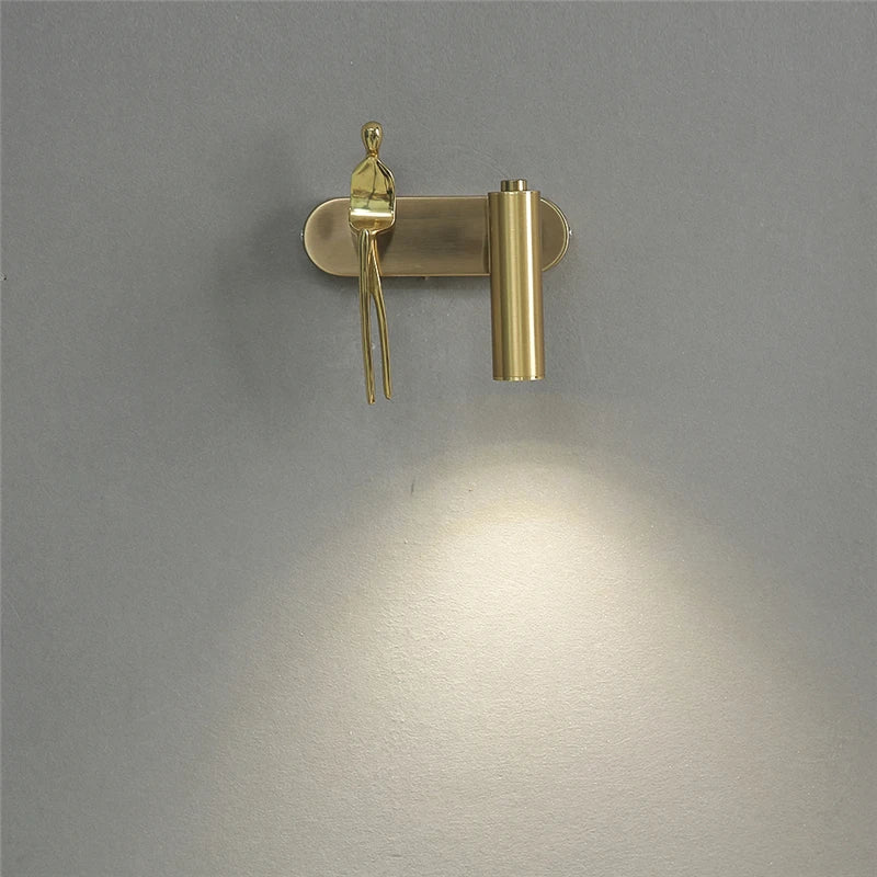 applique murale créative à projecteur pour bureau et lecture - vue 6 sur 8