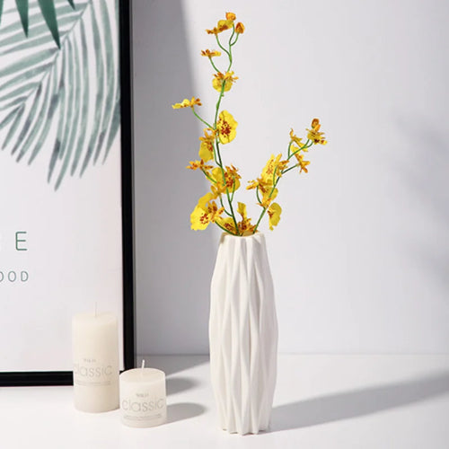 vase nordique en plastique pour fleurs décoration moderne maison - vue 6 sur 12