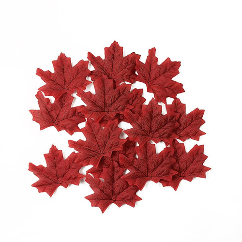 lot de 50 décorations en feuille d'érable pour fêtes et événements - vue 12 sur 14