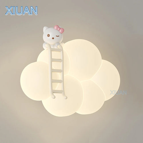 applique murale nuage créatif avec télécommande pour enfants - vue 2 sur 8