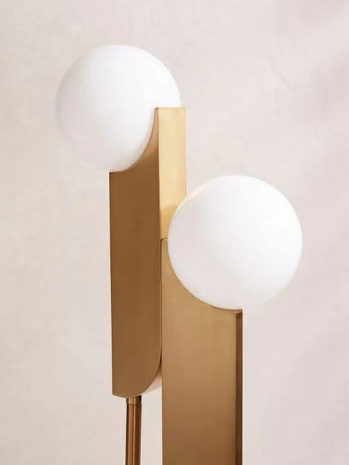 lampe boule de verre moderne double tête pour un éclairage élégant - vue 6 sur 7