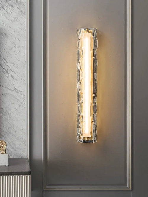 applique murale led en verre pour intérieur moderne - vue 3 sur 8