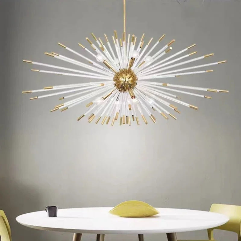 suspension en cristal de luxe éclairage décoratif pour tous les espaces - vue 3 sur 12