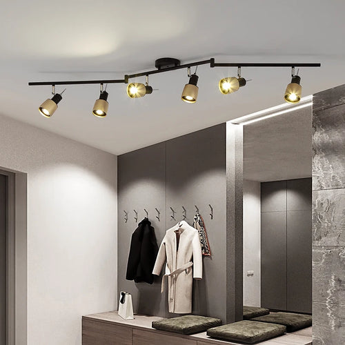 plafonnier led design pour salon bar et bureau - vue 2 sur 17