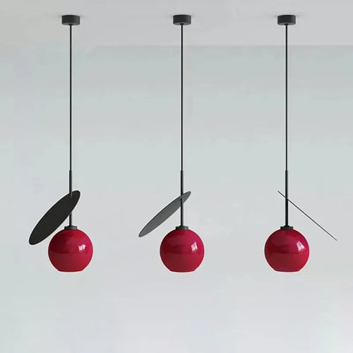 suspension moderne en verre pour décoration intérieure créative - vue 3 sur 12