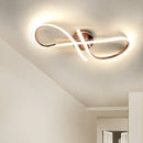 plafonnier moderne à leds doré chromé pour intérieur