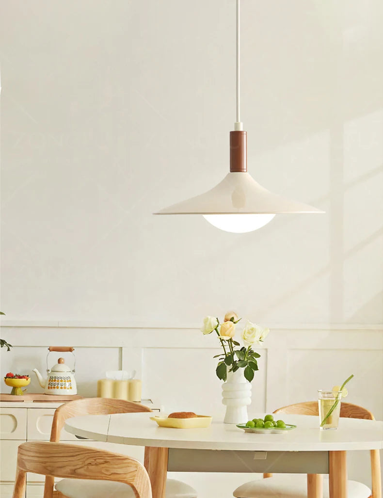 suspension led design moderne avec protection oculaire en fer et acrylique - vue 3 sur 8