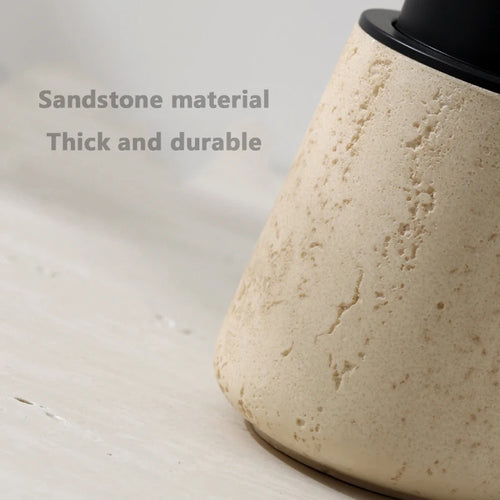 bouteille de désinfectant en marbre wabi-sabi pour maison décoration pratique - vue 5 sur 8