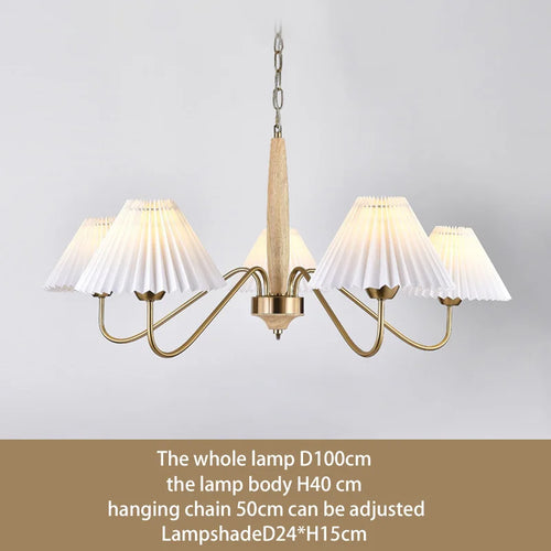 lustre élégant en bois pour cuisine et îlot luminaire suspension - vue 9 sur 8