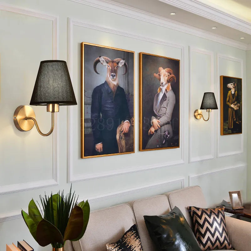 applique murale tissu led décoration intérieur éclairage - vue 5 sur 10
