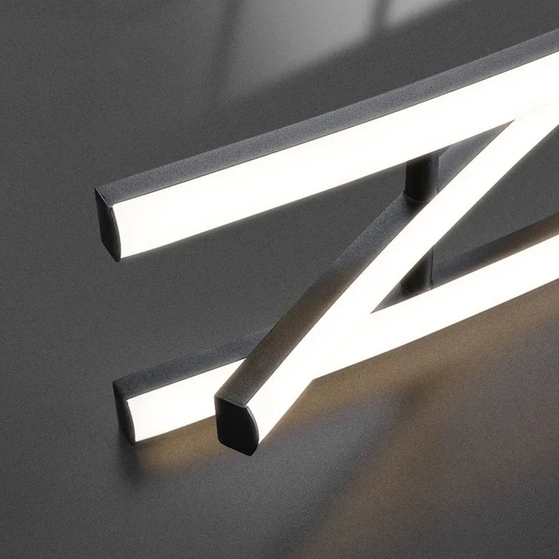 lustre à led en aluminium design moderne réglable en hauteur - vue 5 sur 8