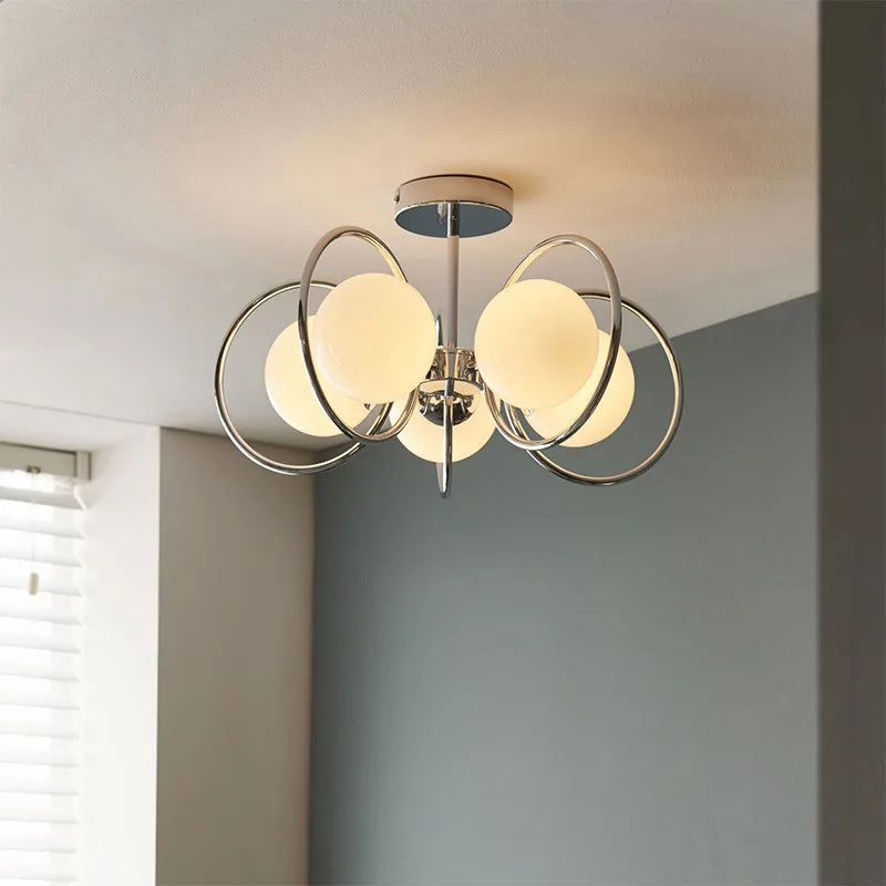 lustre moderne en verre pour un intérieur design élégant - vue 2 sur 9