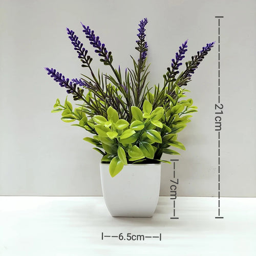 plante artificielle en pot pour décoration de bureau et jardin - vue 41 sur 45