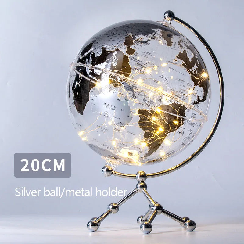 guirlande lumineuse globe étoilé à piles pour décoration - vue 1 sur 11