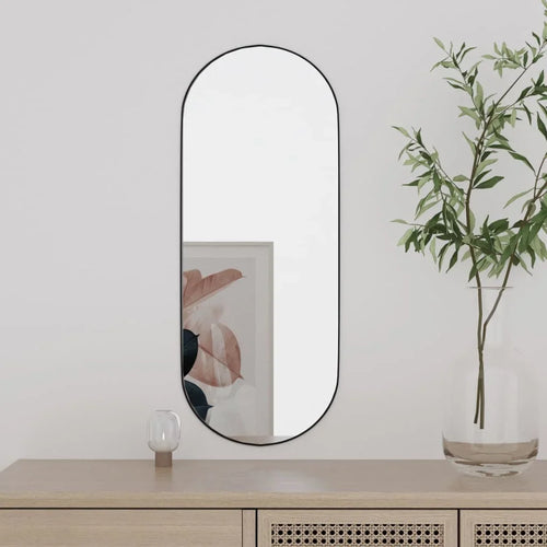 miroir mural ovale en verre pour décoration intérieure moderne - vue 3 sur 7