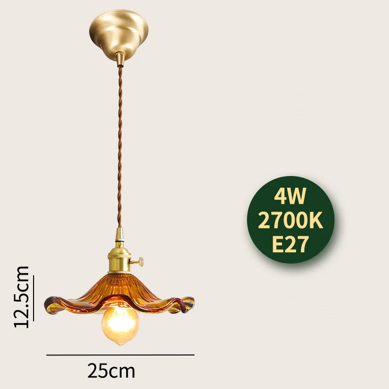 suspension en verre diamant led nordique moderne - vue 26 sur 30