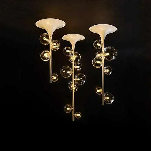 lustre moderne en verre pour une décoration élégante - vue 4 sur 12